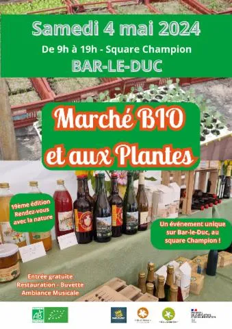 Image qui illustre: Marché Bio - Marché Aux Plantes