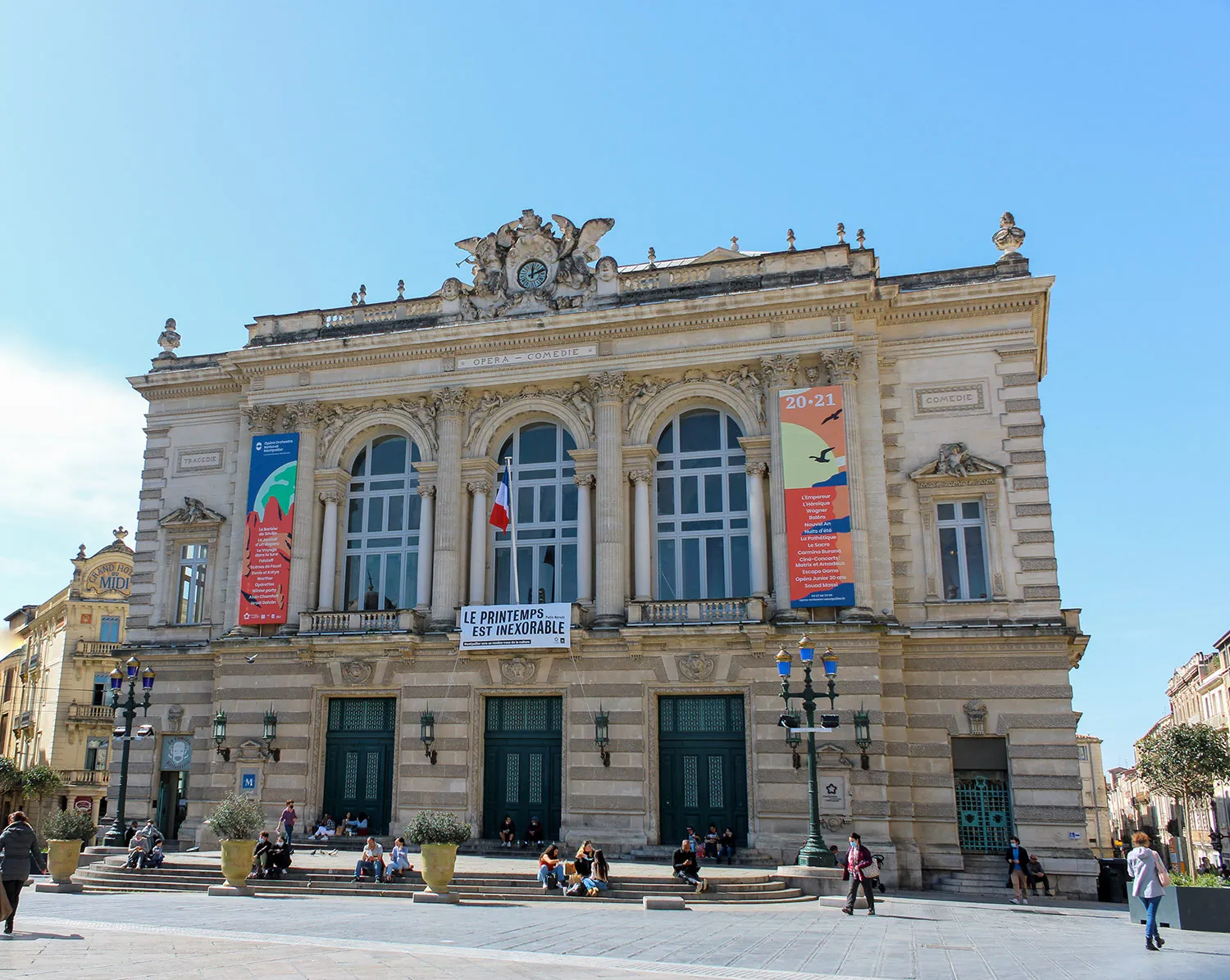 Image qui illustre: Place De La Comédie à Montpellier - 2