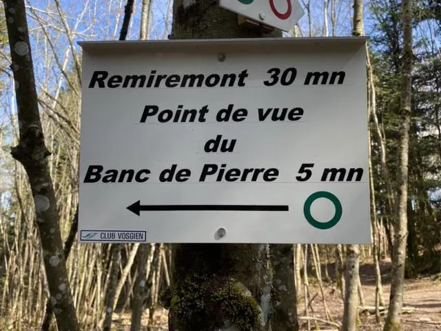 Image qui illustre: Point De Vue Du Banc De Pierre De Remiremont