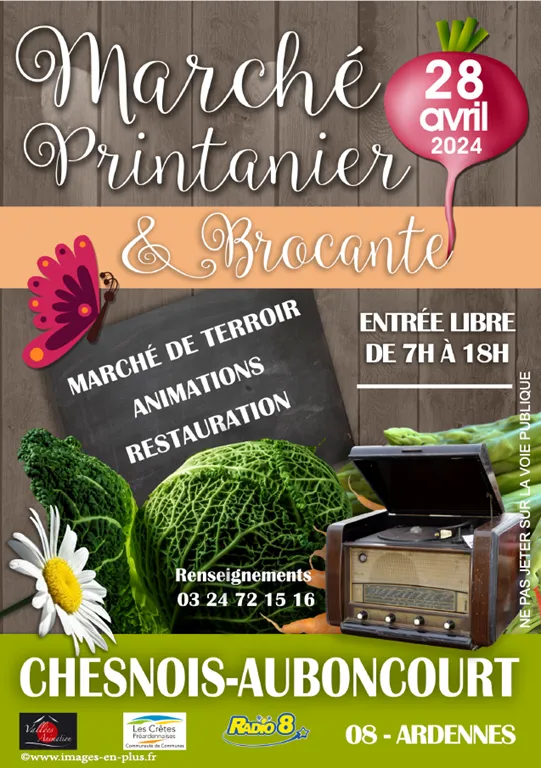 Image qui illustre: Marché Printanier & Brocante à Chesnois-Auboncourt - 0