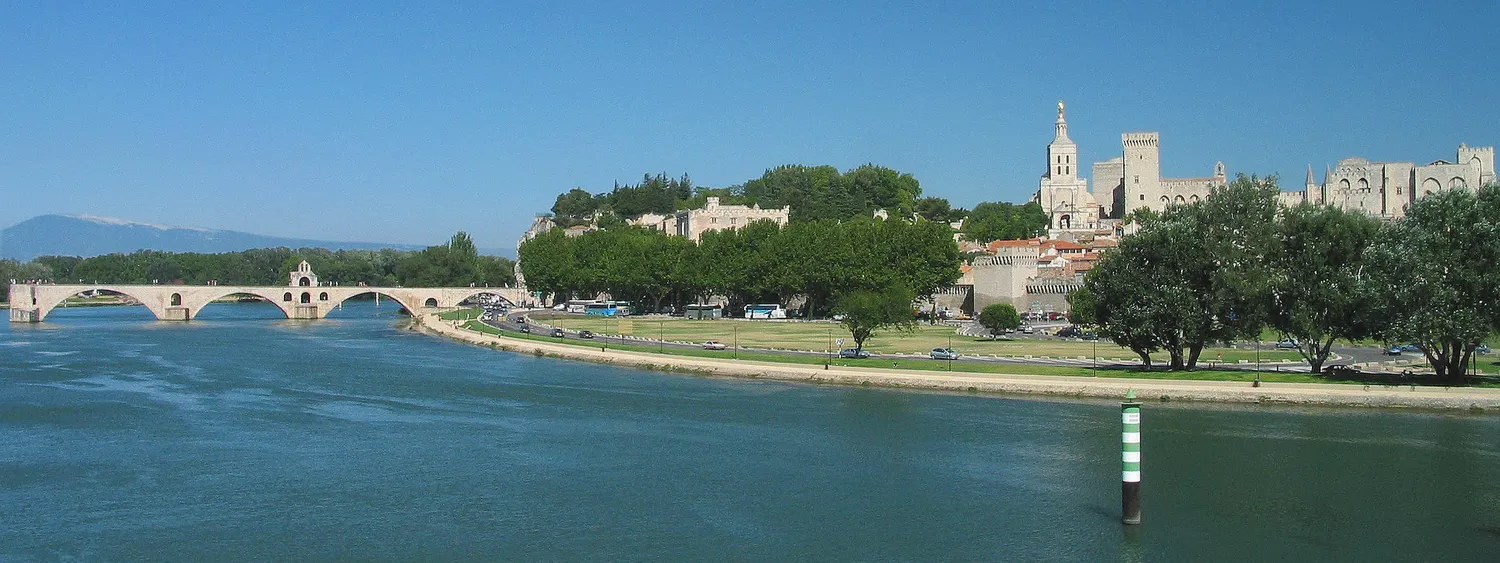 Image qui illustre: Le pont Saint-Bénézet à Avignon - 2