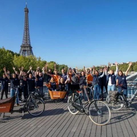 Image qui illustre: Paris : Tour à vélo des Jeux olympiques
