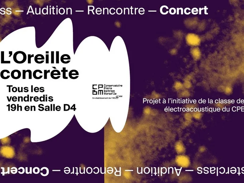 Image qui illustre: L'oreille Concrète - Classe Électroacoustique Du Cpbm à Marseille - 0
