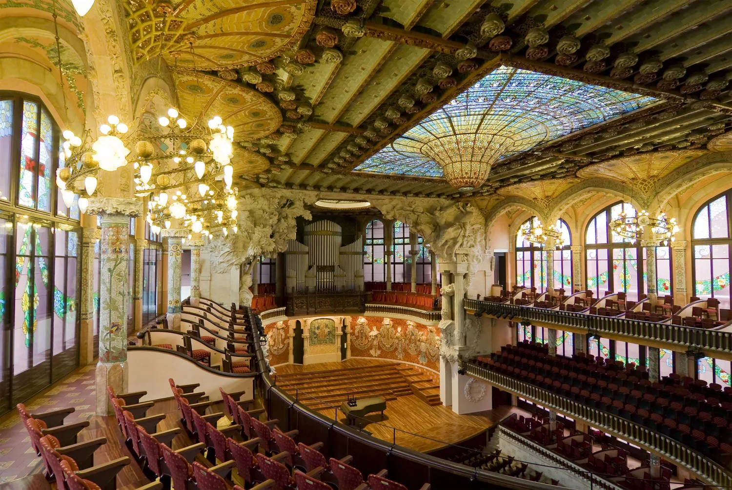 Image qui illustre: Palais de la musique catalane à  - 1
