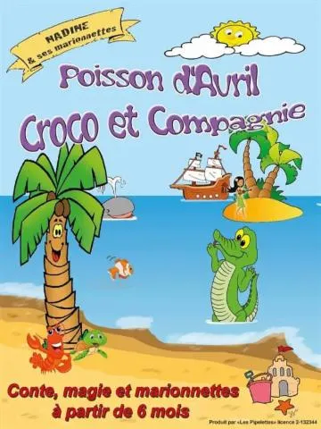 Image qui illustre: Poisson D'avril - Croco Et Cie