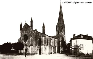Image qui illustre: Eglise Saint-Gervais de Langon à Langon - 2