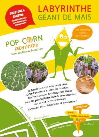 Image qui illustre: Pop Corn Labyrinthe Saubion