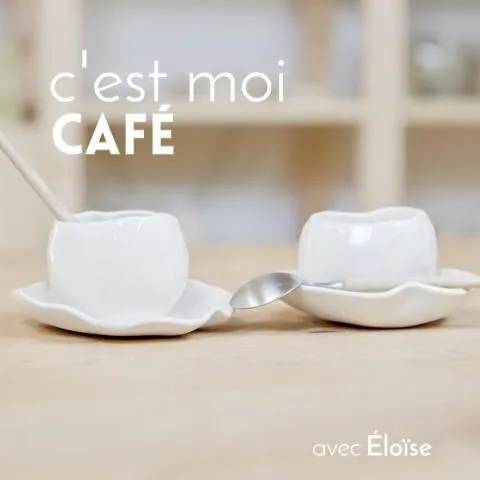 Image qui illustre: Modelez votre duo de tasses à café en porcelaine