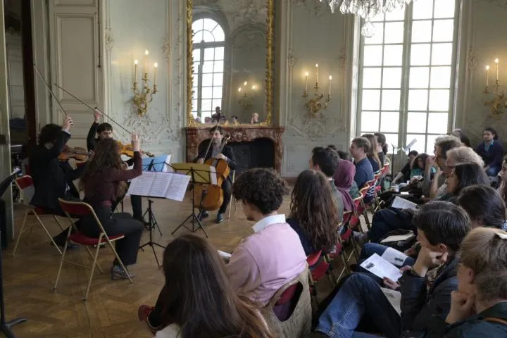 Image qui illustre: Concert des élèves du conservatoire du 9e arrondissement et du quatuor Ellis