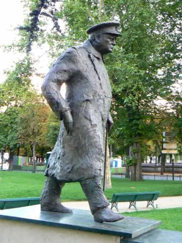 Image qui illustre: Statue de Winston Churchill