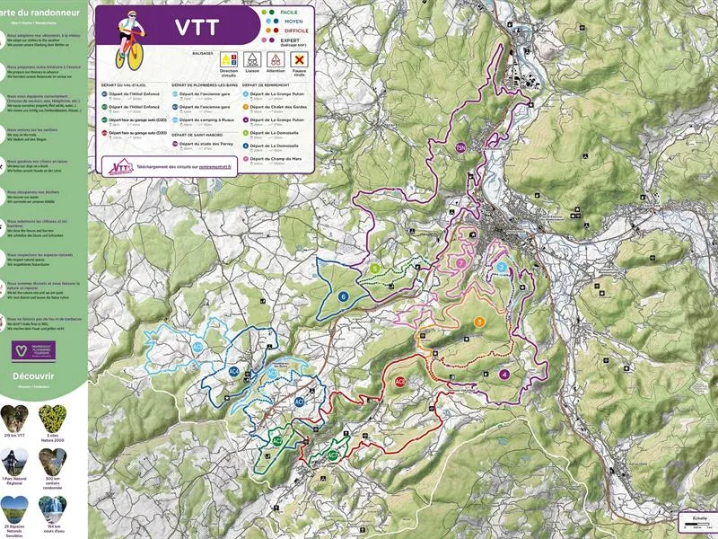 Image qui illustre: Le Vtt À Remiremont / Plombières / Le Val-D'ajol à Remiremont - 1