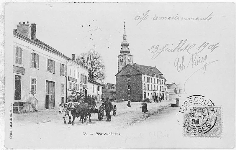 Image qui illustre: Mairie - école primaire, aujourd'hui mairie à Provenchères-et-Colroy - 1