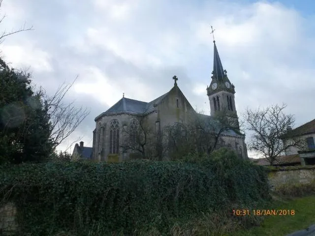 Image qui illustre: Eglise Saint-Clément de Broussey-Raulecourt