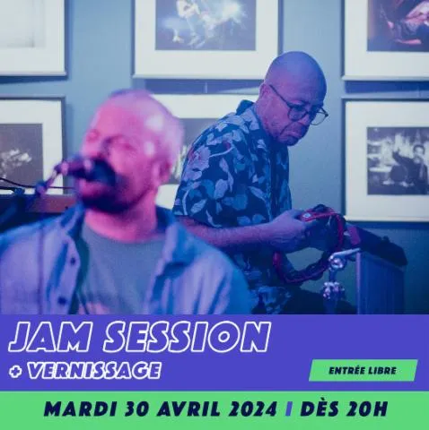 Image qui illustre: Jam Session + Vernissage de l'exposition de Coshi Studio