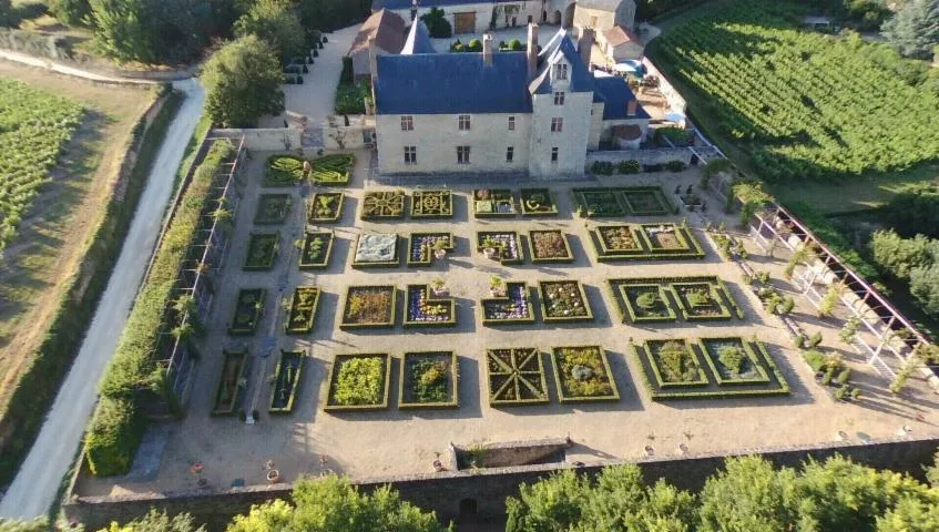 Image qui illustre: Rendez vous dans les jardins du château de Villeneuve à Martigné Briand- Terranjou