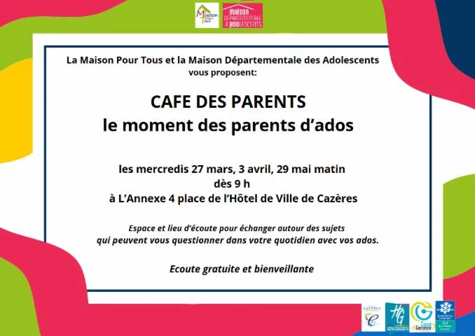 Image qui illustre: Cafe Des Parents Le Moment Des Parents D’ados