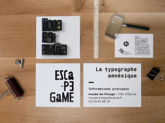 Image qui illustre: Escape Game De La Typographe Amnésique
