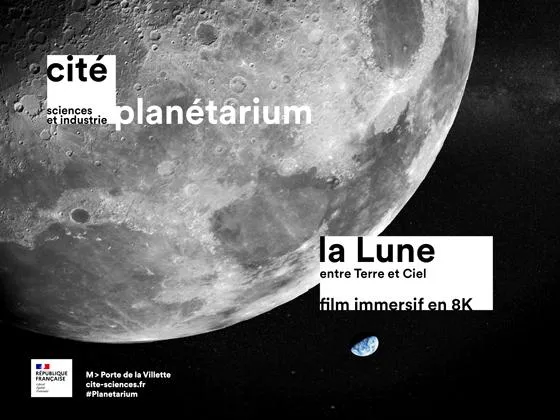 Image qui illustre: Entre Terre et Ciel... La Lune au planétarium