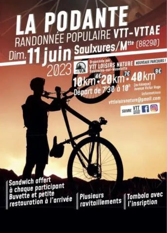 Image qui illustre: 'la Podante' Randonnée Vtt - Vttae