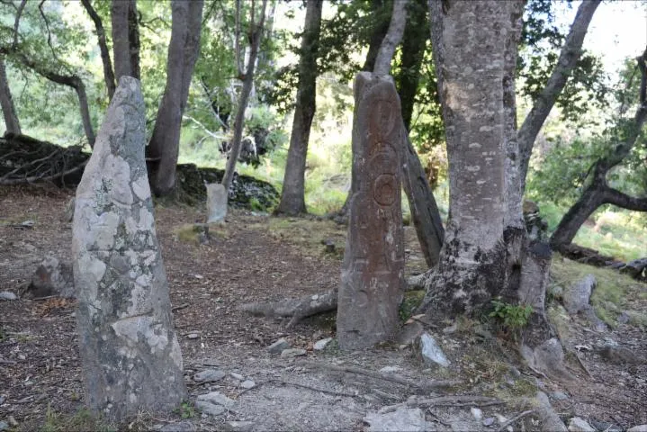 Image qui illustre: Stèles gravées de Truchinacce