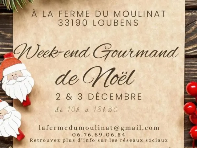 Image qui illustre: Week-end Gourmand De Noël À La Ferme Du Moulinat