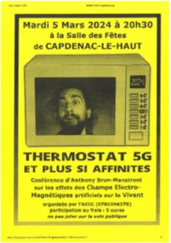 Image qui illustre: Conférence Aecc -thermostat 5g Et Plus...