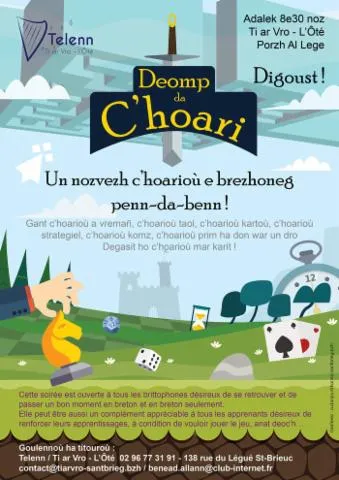 Image qui illustre: Soirée Jeux En Breton - Deomp Da C'hoari