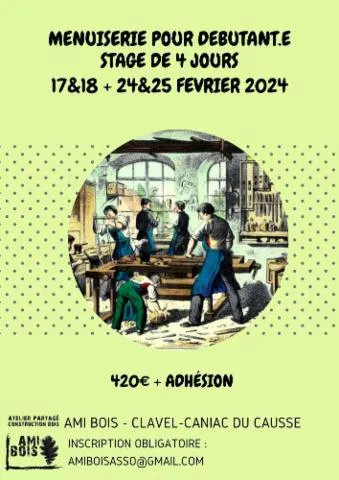 Image qui illustre: Stage Menuiserie Pour Débutant(e) Chez L' Ami Bois