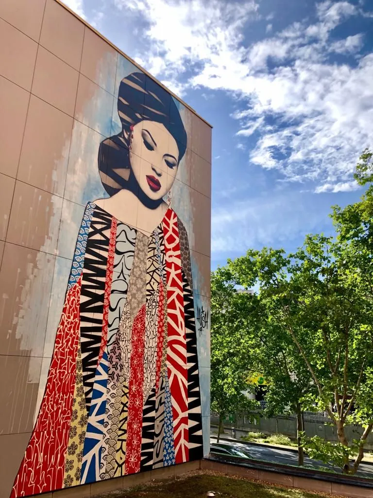 Image qui illustre: Fresque de Hush