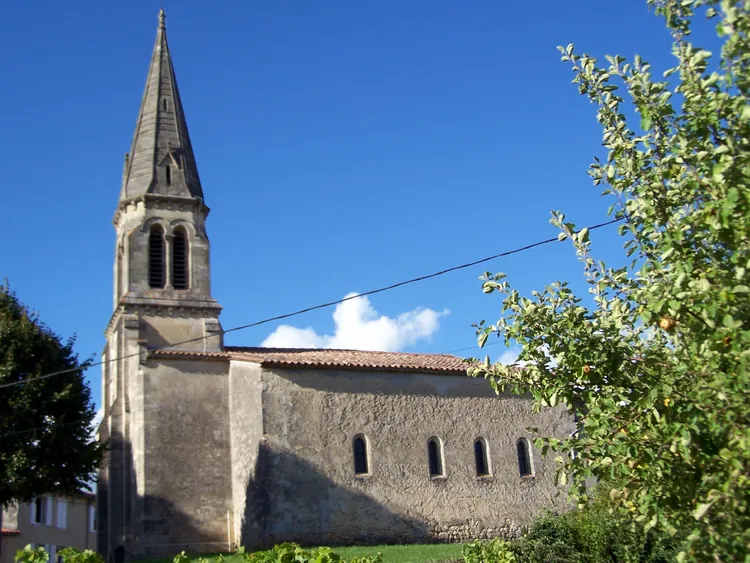 Image qui illustre: Église Saint-Martin à Villenave-de-Rions - 1
