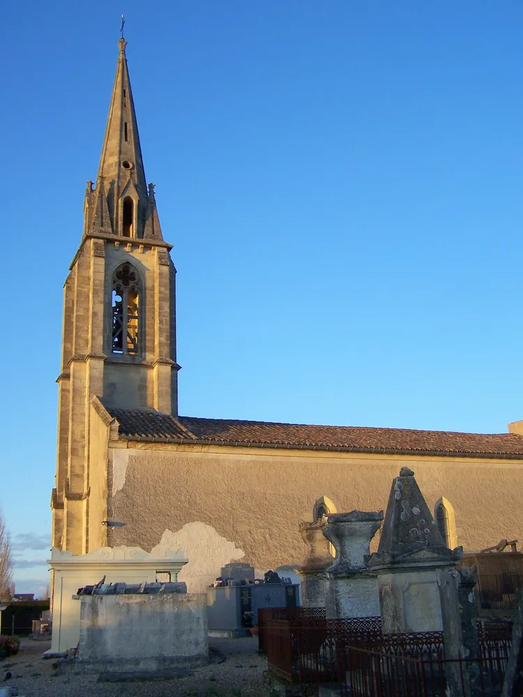 Image qui illustre: Eglise Saint-Saturnin de Montagoudin à Montagoudin - 2
