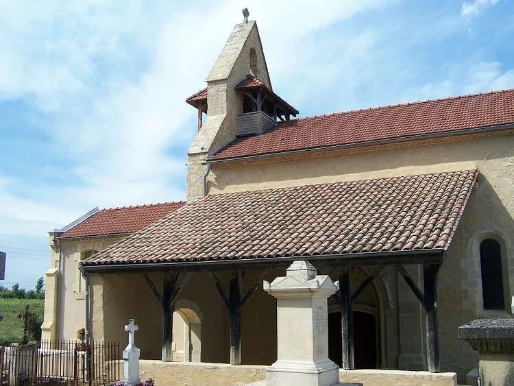 Image qui illustre: Eglise Sainte-Croix à Loupiac-de-la-Réole - 0