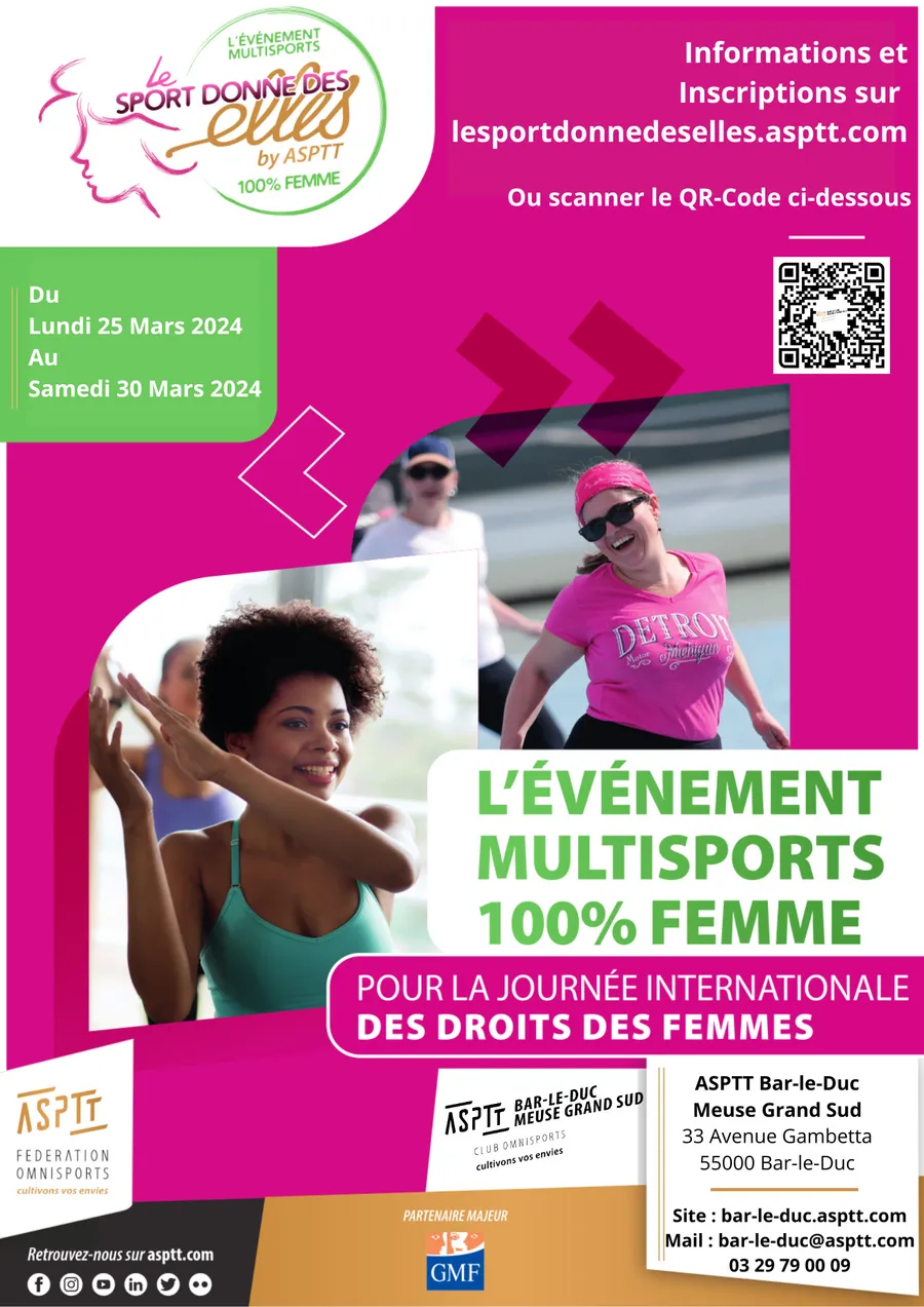 Image du carousel qui illustre: Le Sport Donne Des Elles à Bar-le-Duc