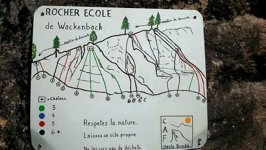Image du carousel qui illustre: Escalade Au Rocher-école à Schirmeck