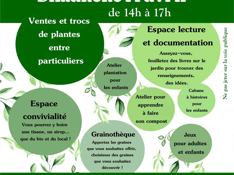 Image du carousel qui illustre: Bourse Aux Plantes à Les Forges