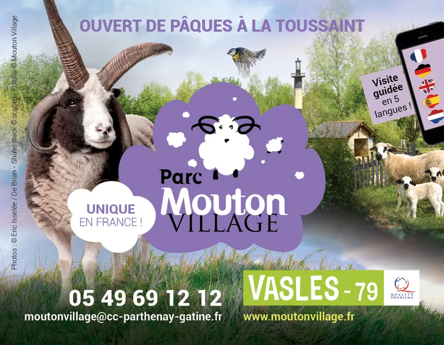 Image du carousel qui illustre: Parc Touristique Mouton Village à Vasles