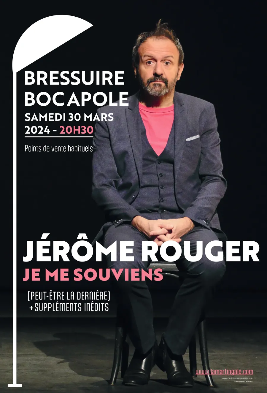 Image du carousel qui illustre: Spectacle - Jérôme Rouger "je Me Souviens" à Bressuire