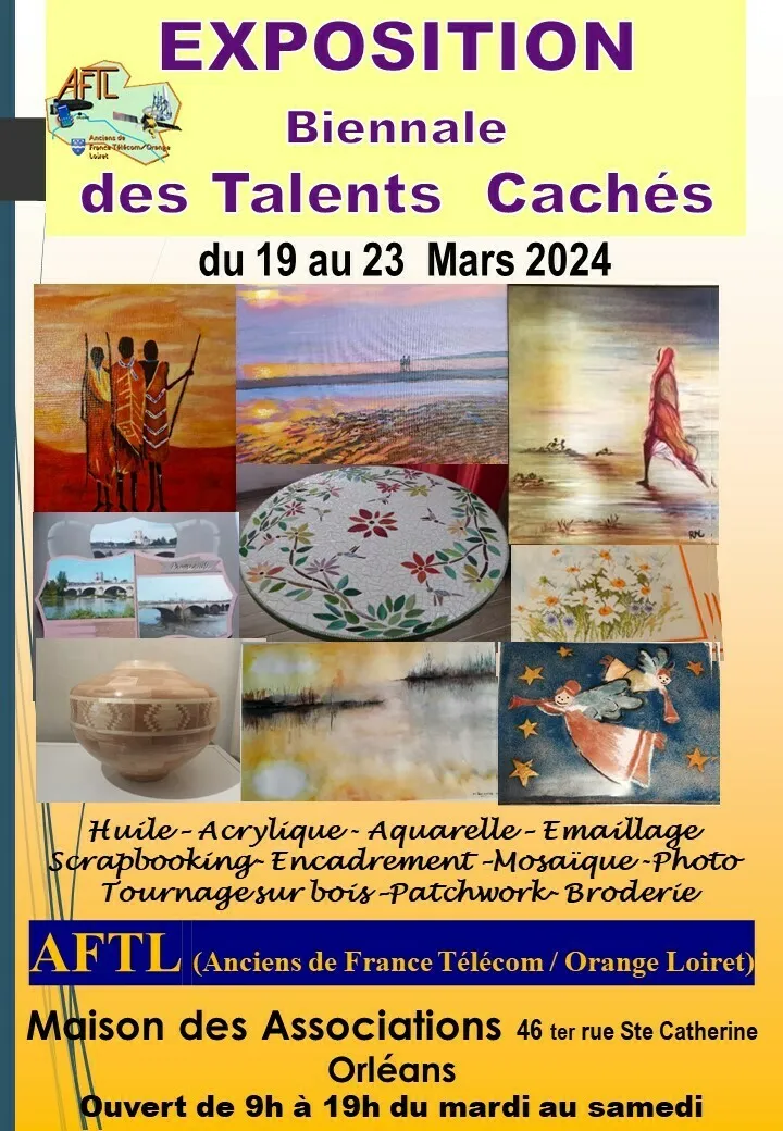 Image du carousel qui illustre: Exposition Biennale des Talents Cachés à Orléans
