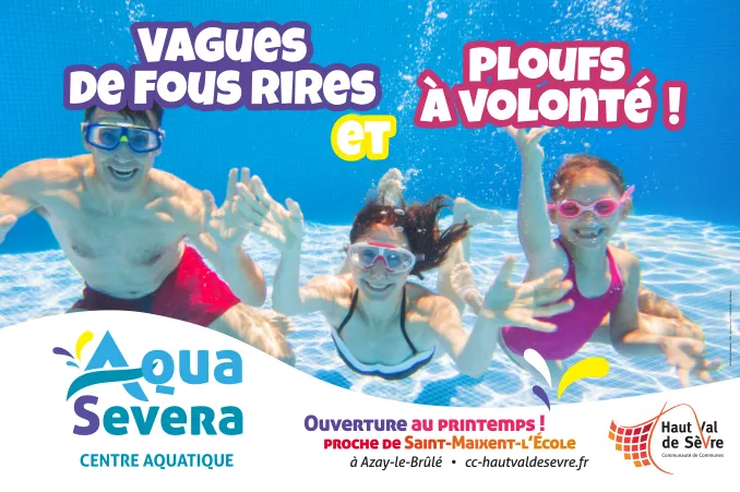 Image du carousel qui illustre: Centre Aquatique Intercommunal Aqua Severa à Azay-le-Brûlé