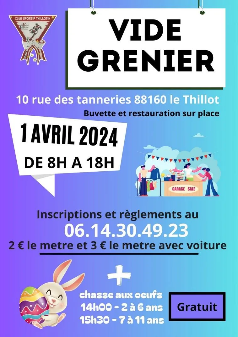 Image du carousel qui illustre: Vide Grenier à Le Thillot
