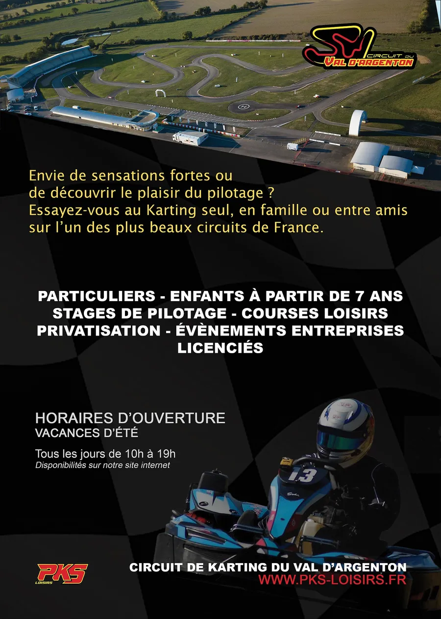 Image du carousel qui illustre: Karting Argenton "circuit Du Val D'argenton" - Pks Loisirs à Argentonnay