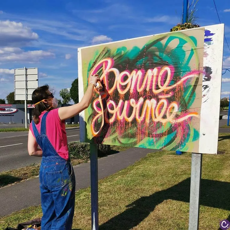 Image du carousel qui illustre: Parcours street-art de Cynthia Dormeyer  à Vouziers