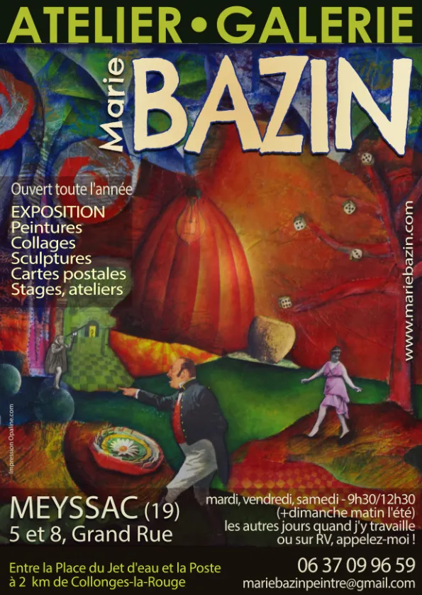 Image du carousel qui illustre: Atelier-galerie Marie Bazin à Meyssac