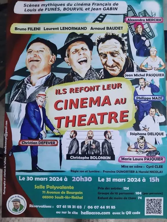 Image du carousel qui illustre: Ils refont leur cinéma au théâtre à Sault-lès-Rethel